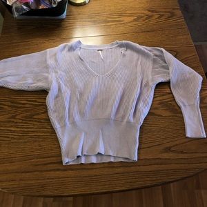 Free People Purple Sweater